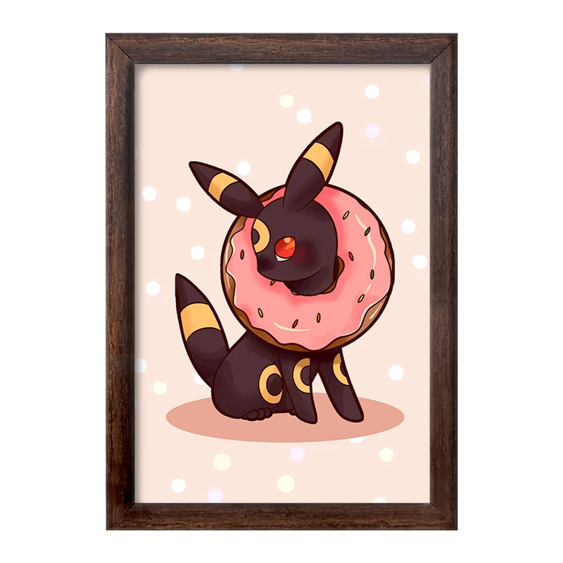 تابلو خندالو طرح امبرون پوکمون  کد 17311