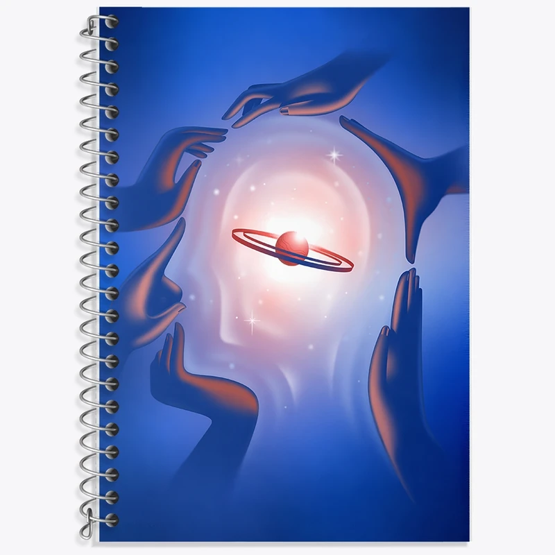 دفتر لغت 50 برگ خندالو طرح ذهن آدمی کد F8929