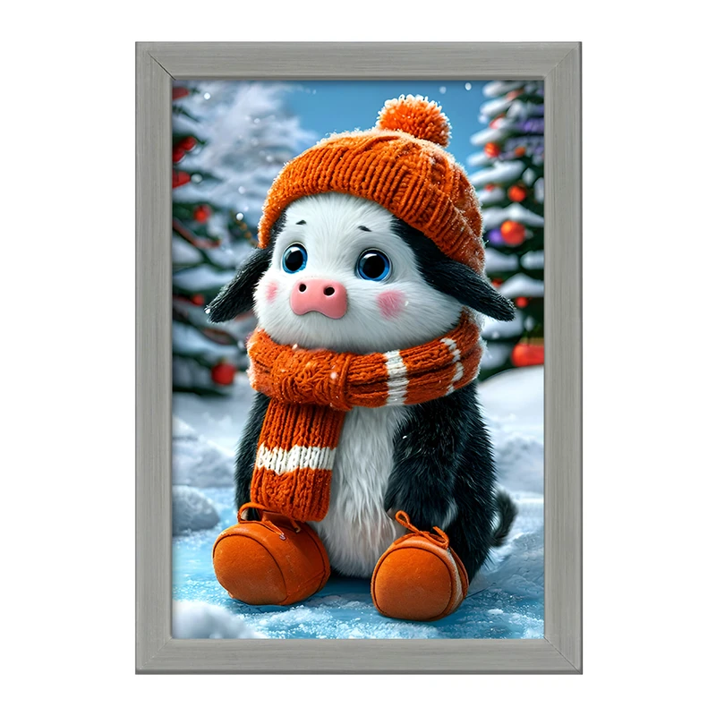 تابلو خندالو طرح گوساله ی بامزه کد F8126