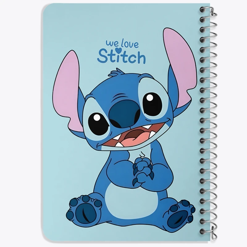 دفتر یادداشت 50 برگ خندالو طرح استیچ (Stitch) کد F14433