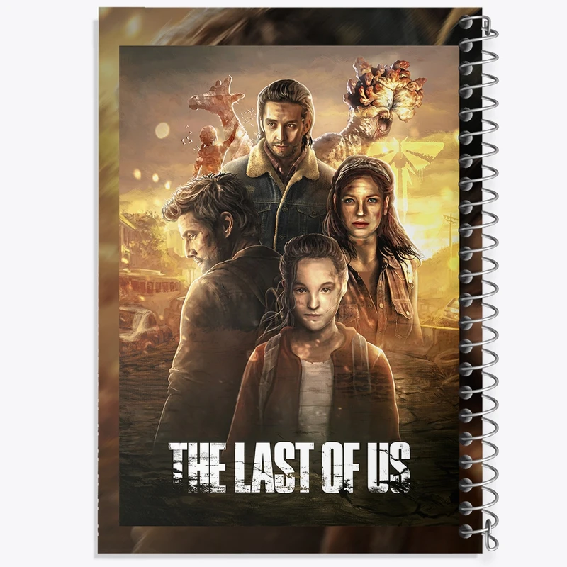 دفتر طراحی 50 برگ خندالو طرح (The Last Of Us) آخرین بازمانده از ما کد N9320