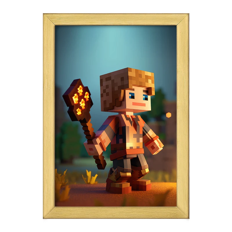 تابلو خندالو طرح ماینکرافت (Minecraft) کد F2056