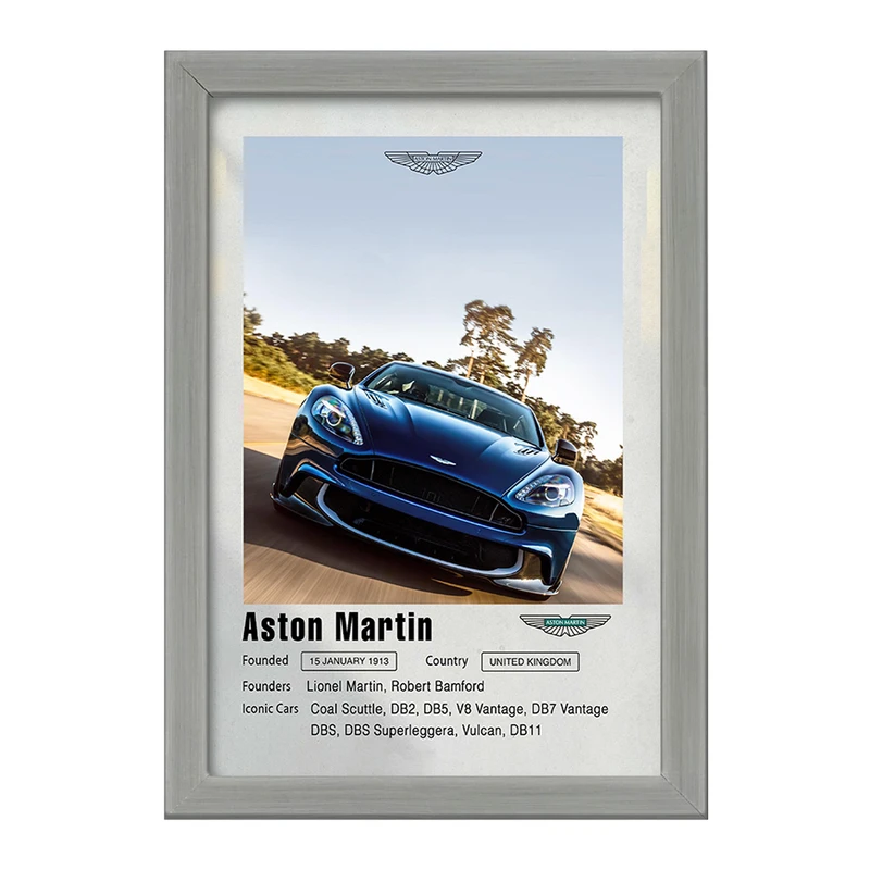 تابلو خندالو طرح ماشین آستون مارتین (Aston Martin) کد F11950