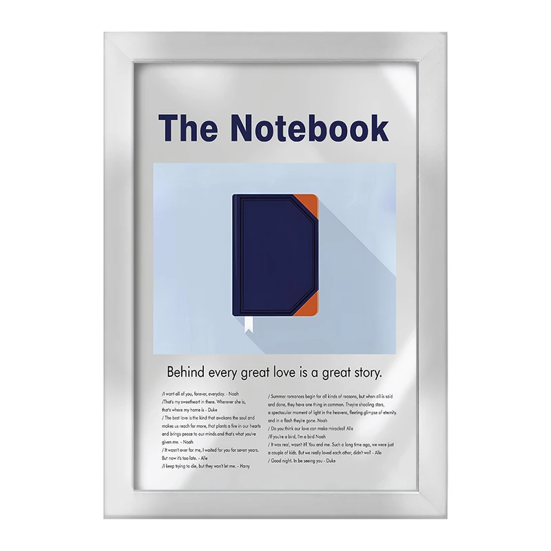 تابلو خندالو طرح دفترچه خاطرات (The Notebook) کد F13822