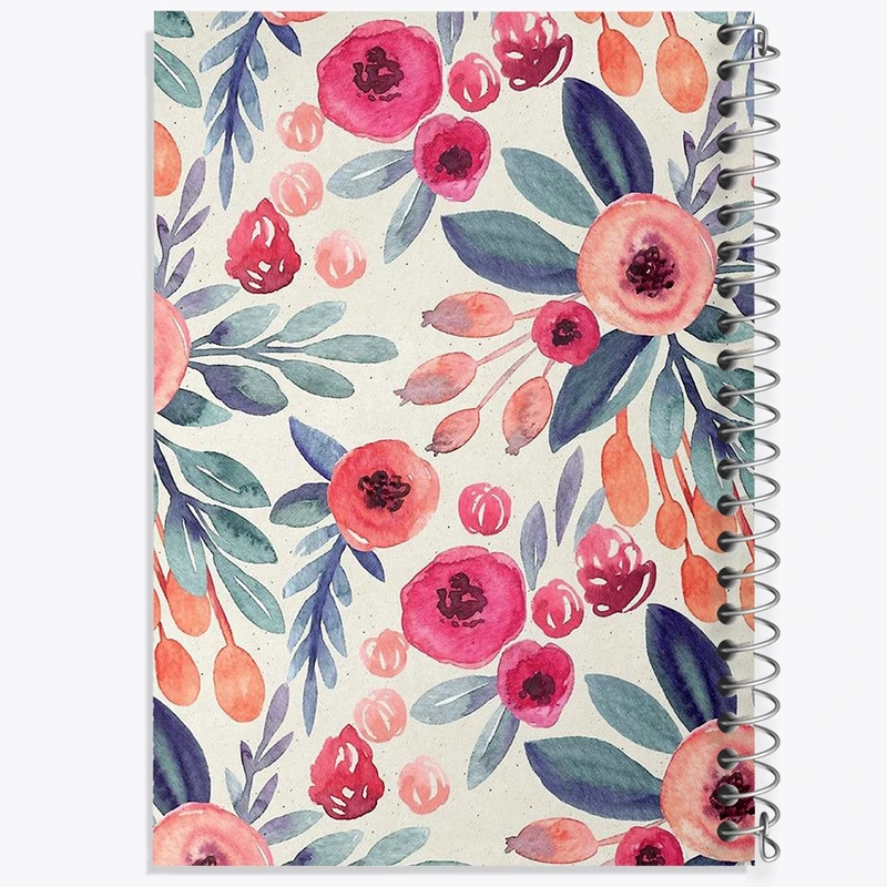 دفتر طراحی 50 برگ خندالو طرح گل گلی  کد 2220