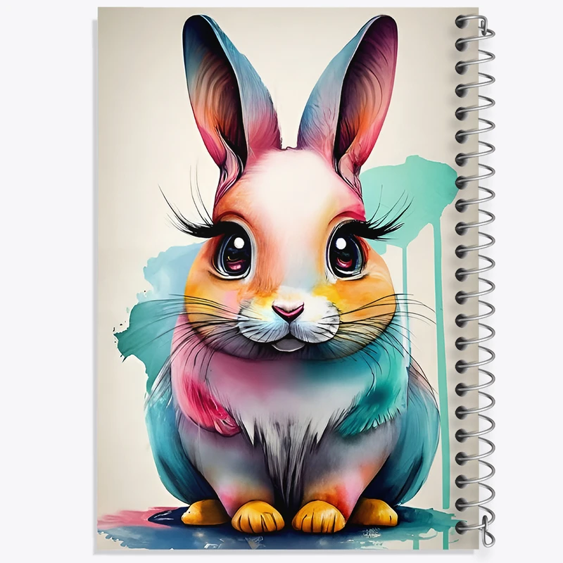 دفتر مشق 100 برگ خندالو طرح خرگوش کد F12048