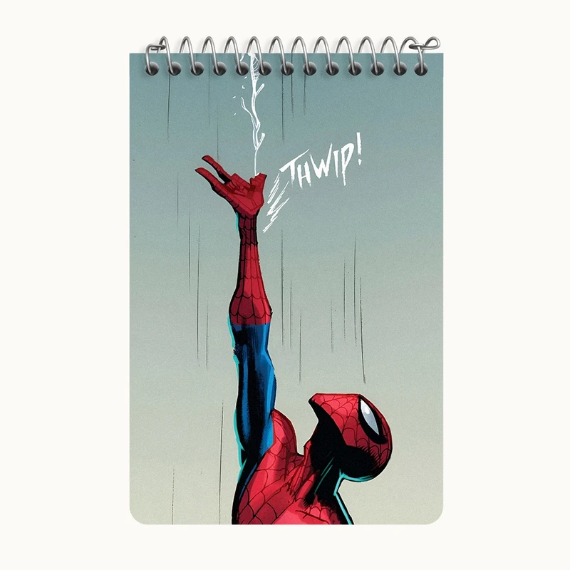 دفتر یادداشت 50 برگ خندالو طرح مرد عنکبوتی (Spider Man) کد F3949