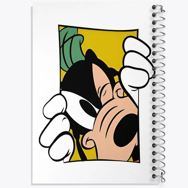 دفتر طراحی 50 برگ خندالو طرح گوفی (Goofy) کد F10325