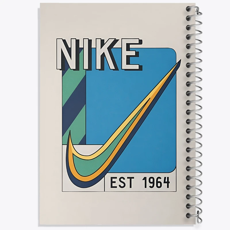 دفتر طراحی 50 برگ خندالو طرح نایک (Nike) کد N2669