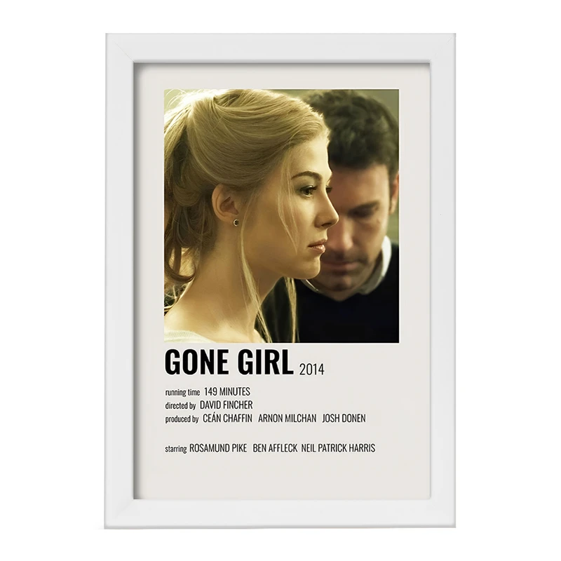 تابلو خندالو طرح دختر گمشده (Gone Girl) کد F13285