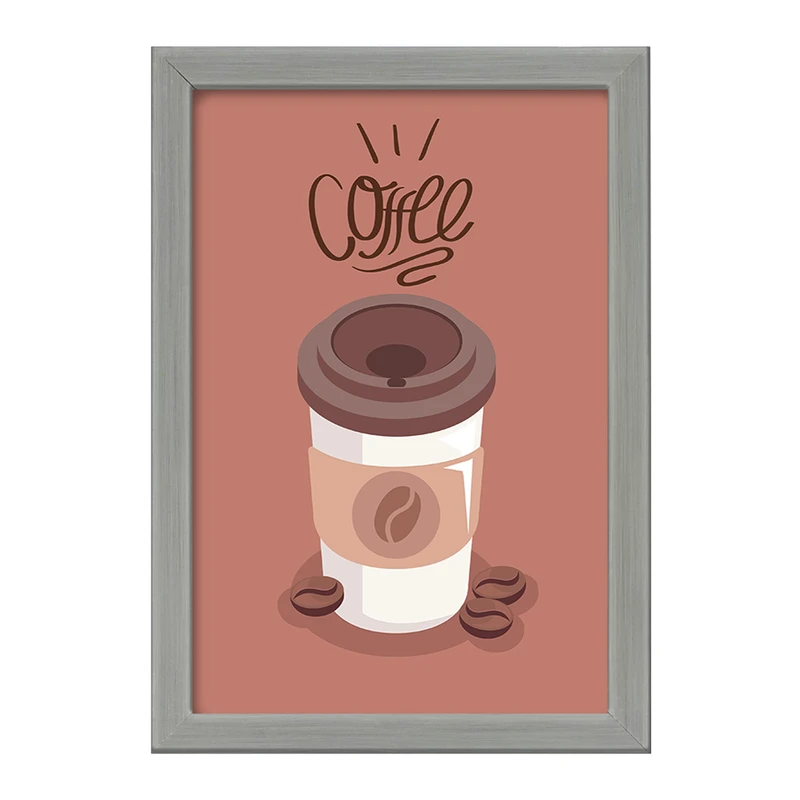 تابلو خندالو طرح قهوه (Coffee) کد F1549