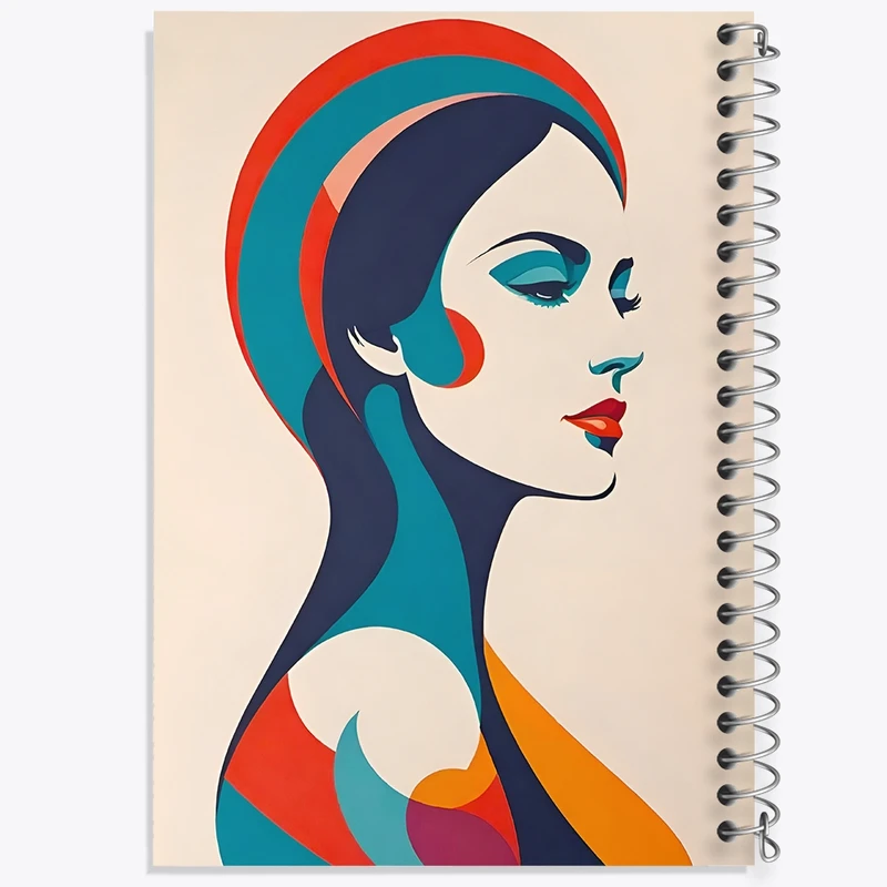 دفتر شطرنجی 50 برگ خندالو طرح دخترانه کد F9642