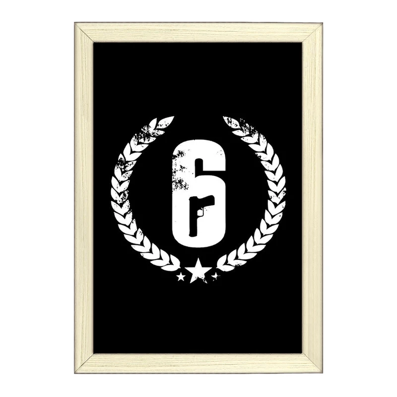 تابلو خندالو طرح رینبو سیکس Rainbow Six  کد 10319