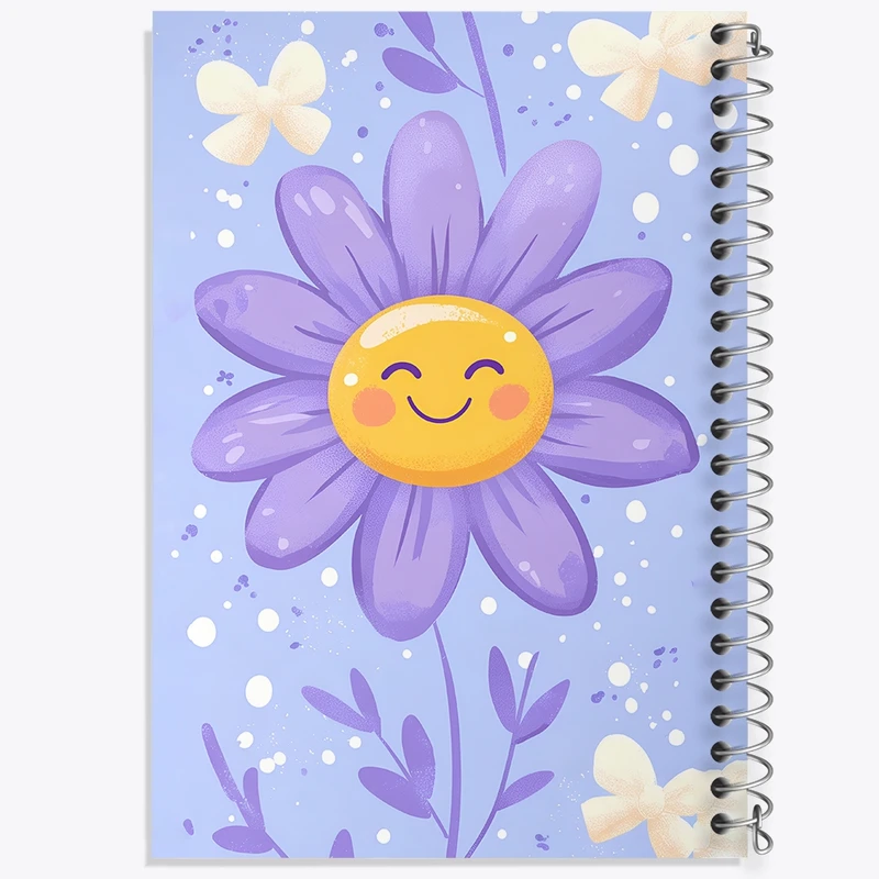 دفتر لیست خرید 50 برگ خندالو طرح گل کد N7327