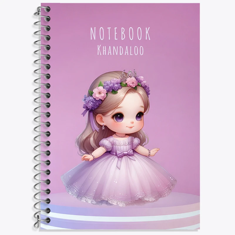 دفتر نت موسیقی 50 برگ خندالو طرح دخترانه کودکانه کیوت کد N6630