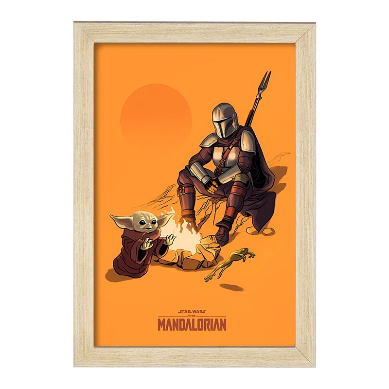 تابلو خندالو طرح مندلورین (The Mandalorian) کد F13753