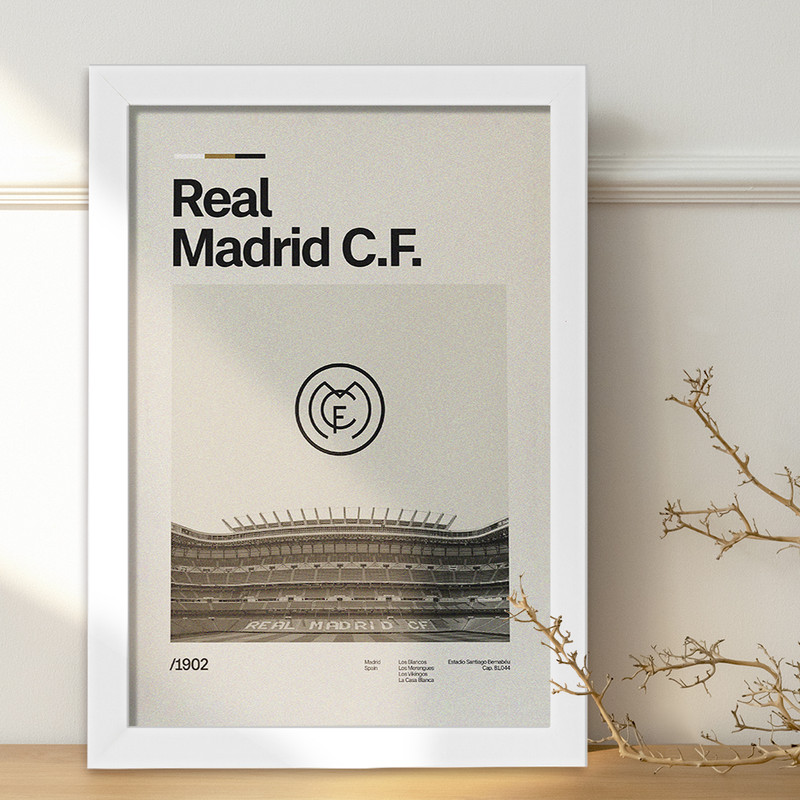 تابلو خندالو طرح رئال مادرید (Real Madrid) کد F13880