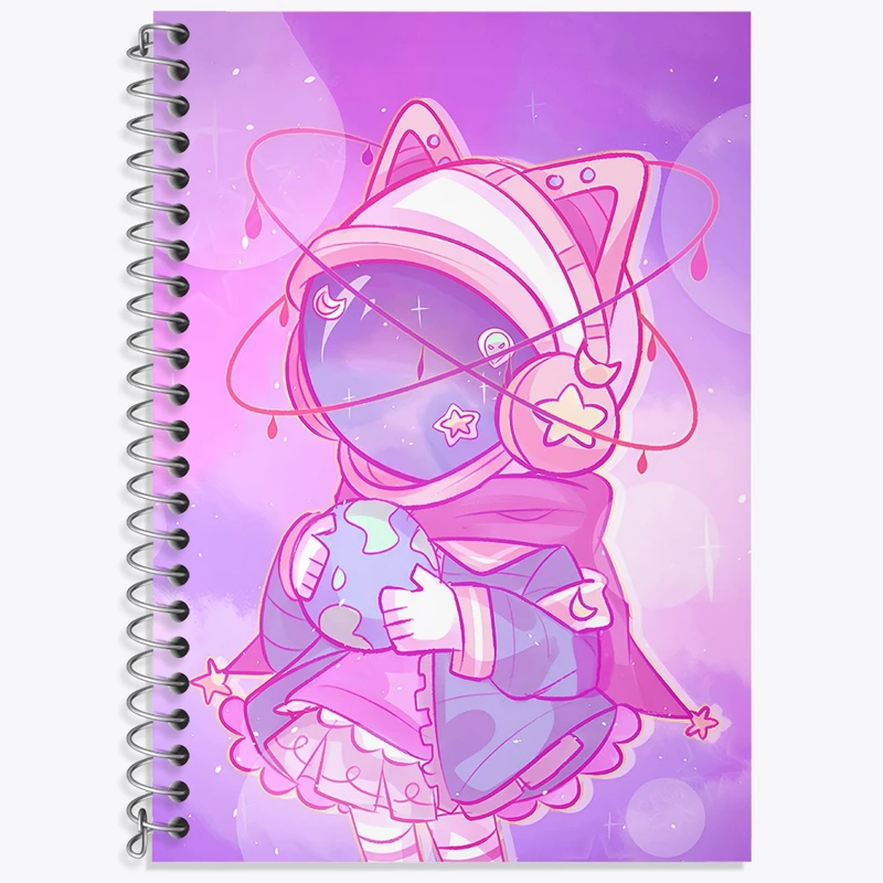 دفتر لغت 50 برگ خندالو طرح دختر فضایی کد N8160