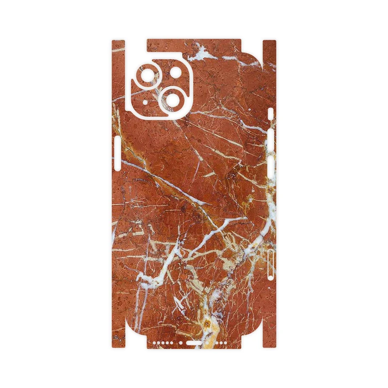 برچسب پوششی ماهوت مدل Red Marble-FullSkin مناسب برای گوشی موبایل اپل iPhone 14