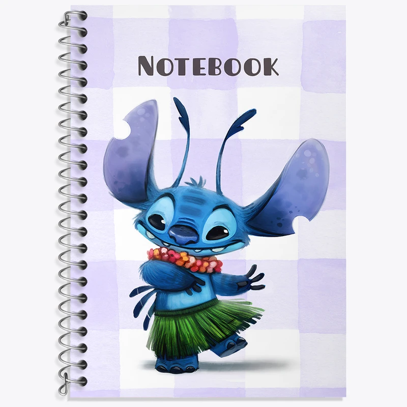 دفتر زبان 50 برگ خندالو طرح استیچ کد N6557