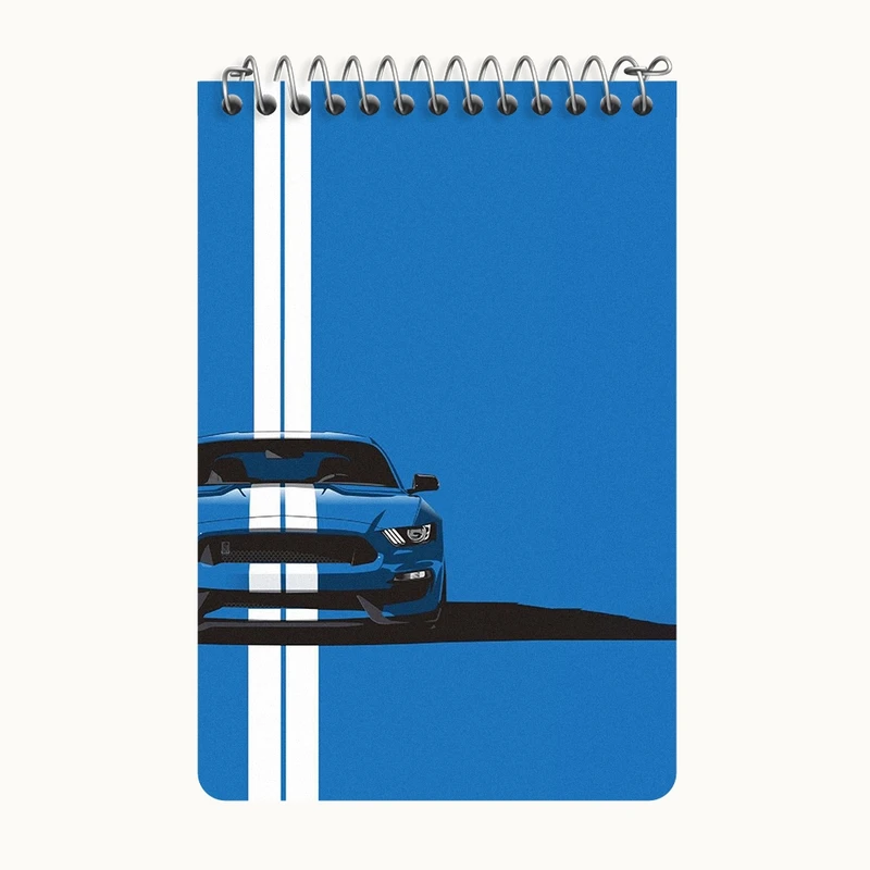 دفتر یادداشت 50 برگ خندالو طرح ماشین اسپرت کد F2928