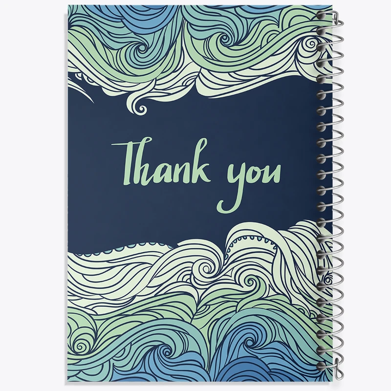 دفتر طراحی 50 برگ خندالو طرح موج دریا کد N1172