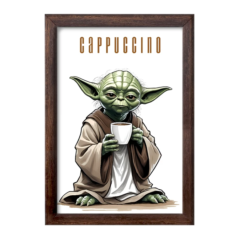 تابلو خندالو طرح بیبی یودا کد F10176