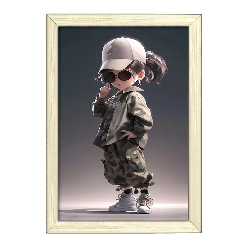 تابلو خندالو طرح دخترانه کد F4039