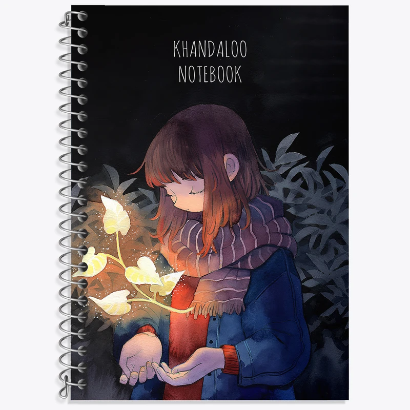 دفتر نت موسیقی 50 برگ خندالو طرح دخترانه فانتزی کد N8892