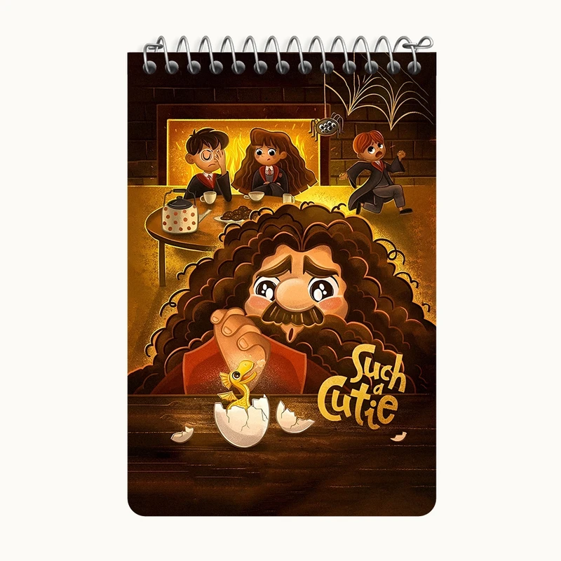 دفتر یادداشت 50 برگ خندالو طرح هری پاتر (Harry Potter) کد F12820