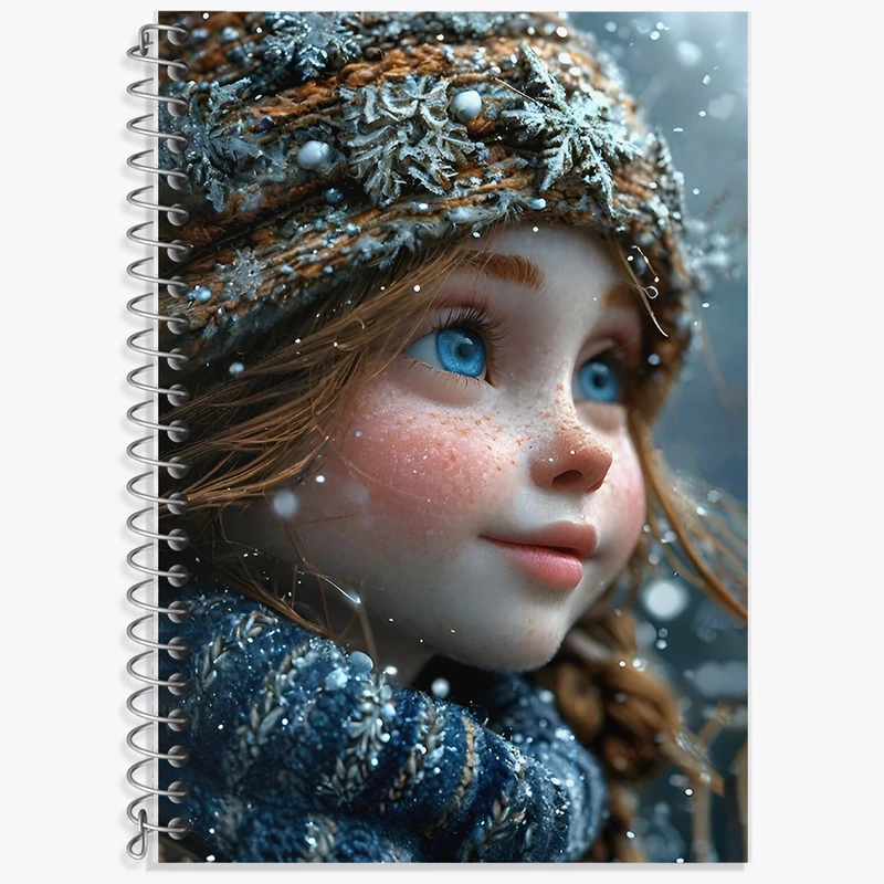 دفتر لغت 50 برگ خندالو طرح دخترانه کیوت کد F8981