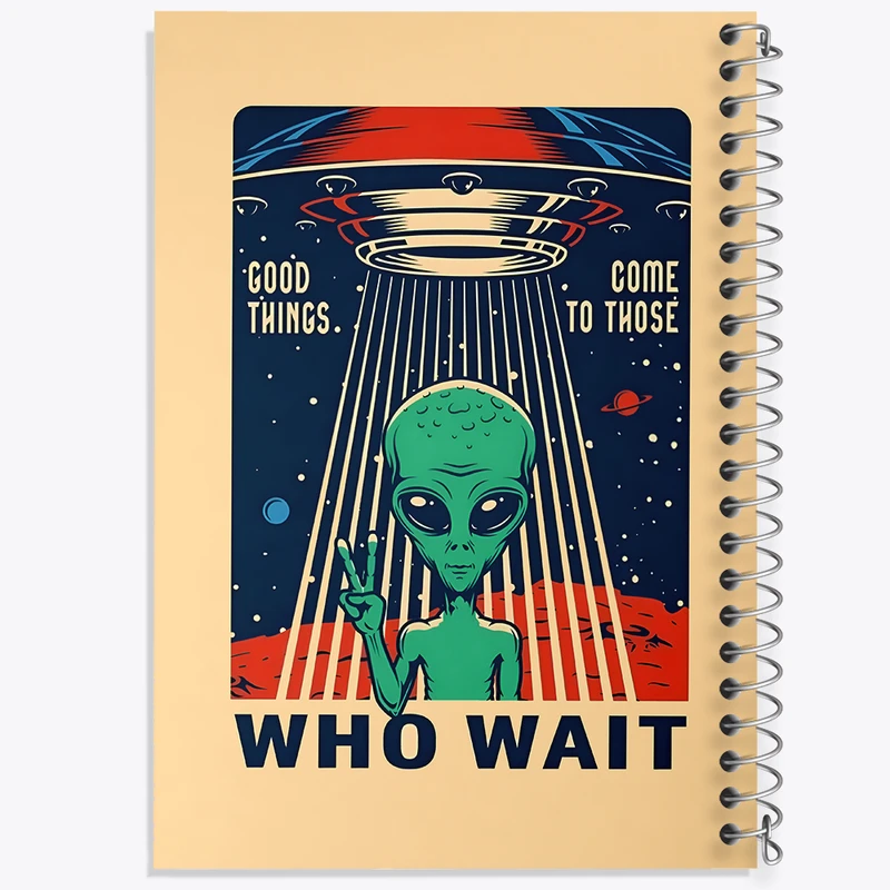 دفتر نقاشی 50 برگ خندالو طرح آدم فضایی ها کد F10487