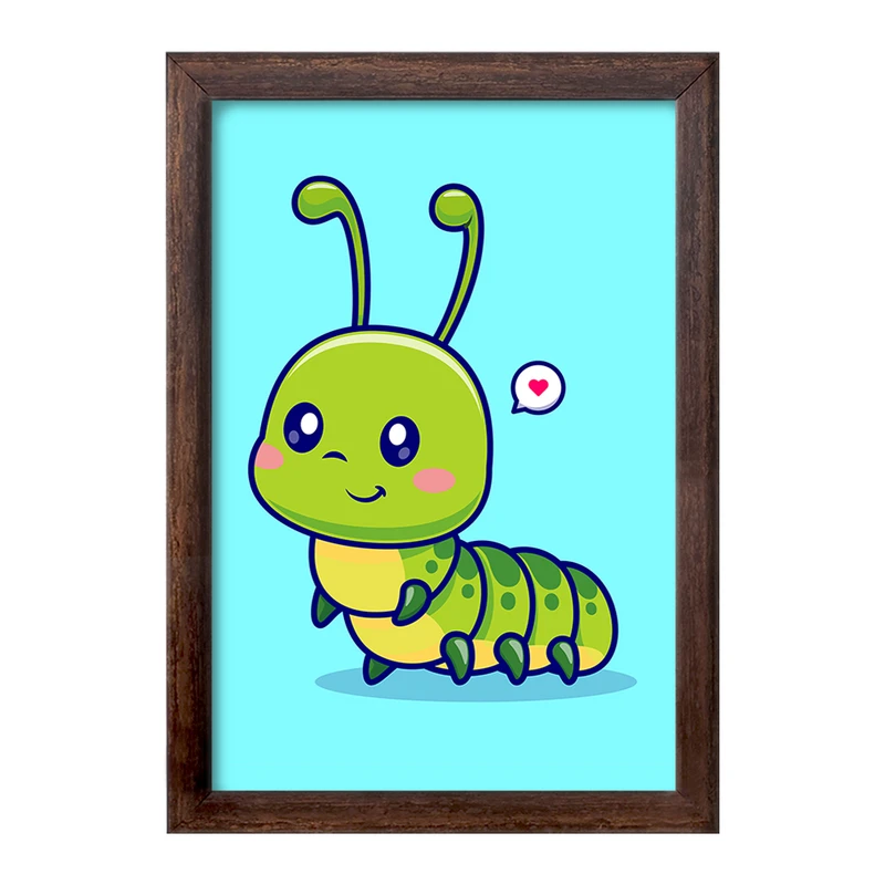 تابلو خندالو طرح حیوانات بامزه هزارپا کد 29729