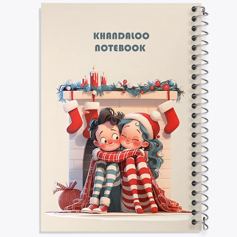 دفتر مشق 50 برگ خندالو طرح عاشقانه کد N6377