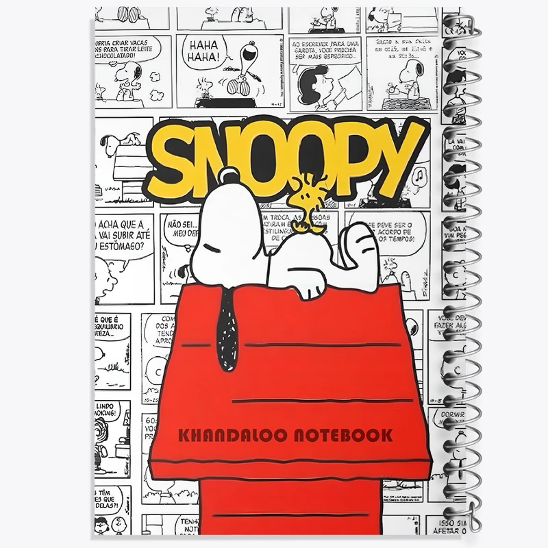 دفتر لیست خرید 50 برگ خندالو طرح اسنوپی (snoopy) کد N6352