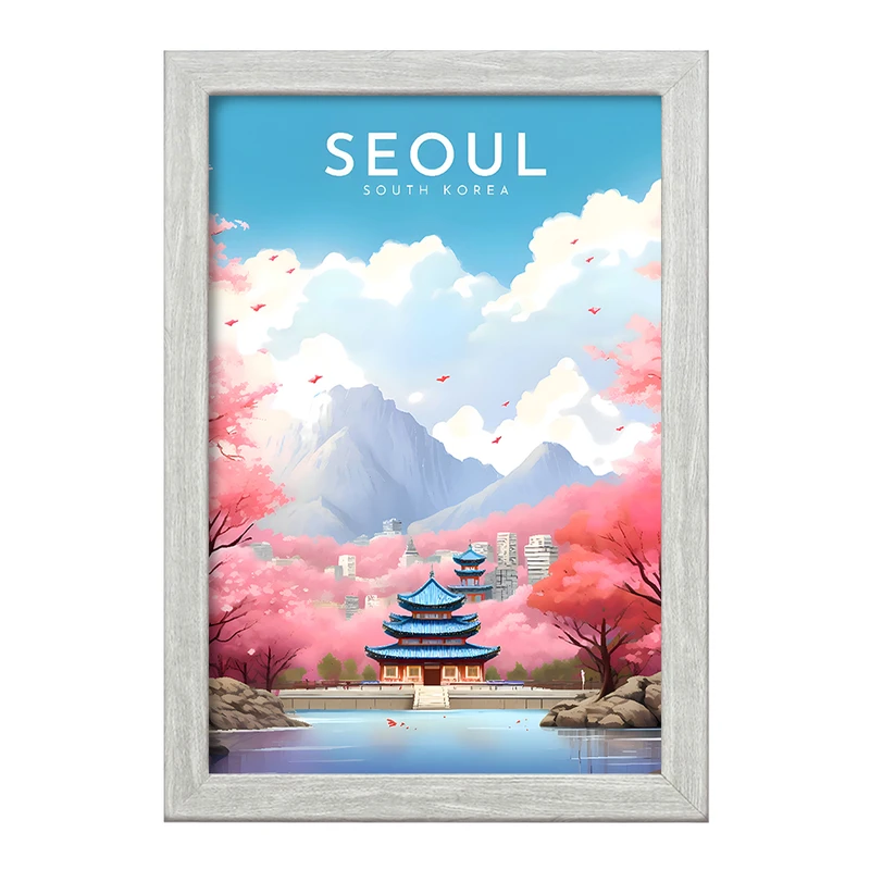تابلو خندالو طرح سئول (Seoul) کد F10442