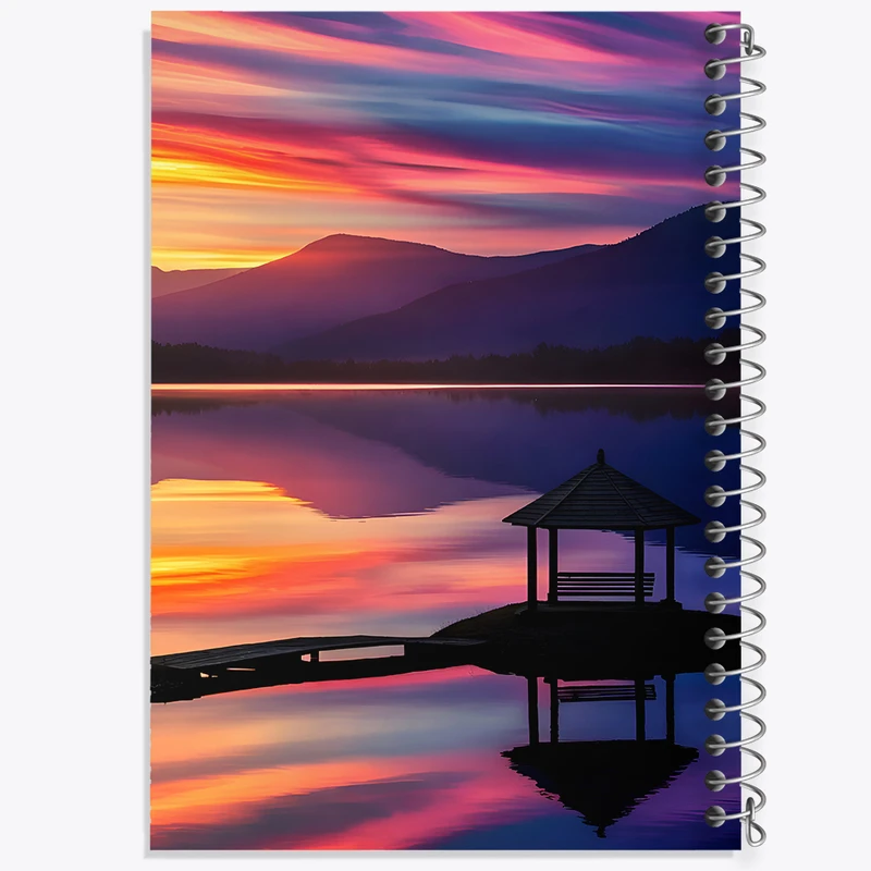 دفتر نقاشی 50 برگ خندالو طرح غروب کد F8541