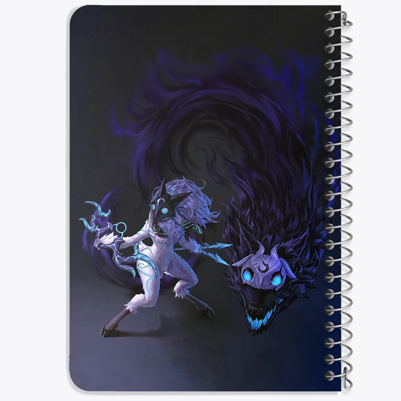 دفتر یادداشت 50 برگ خندالو طرح بازی لیگ اف لجندز (League of Legends) کد 33004