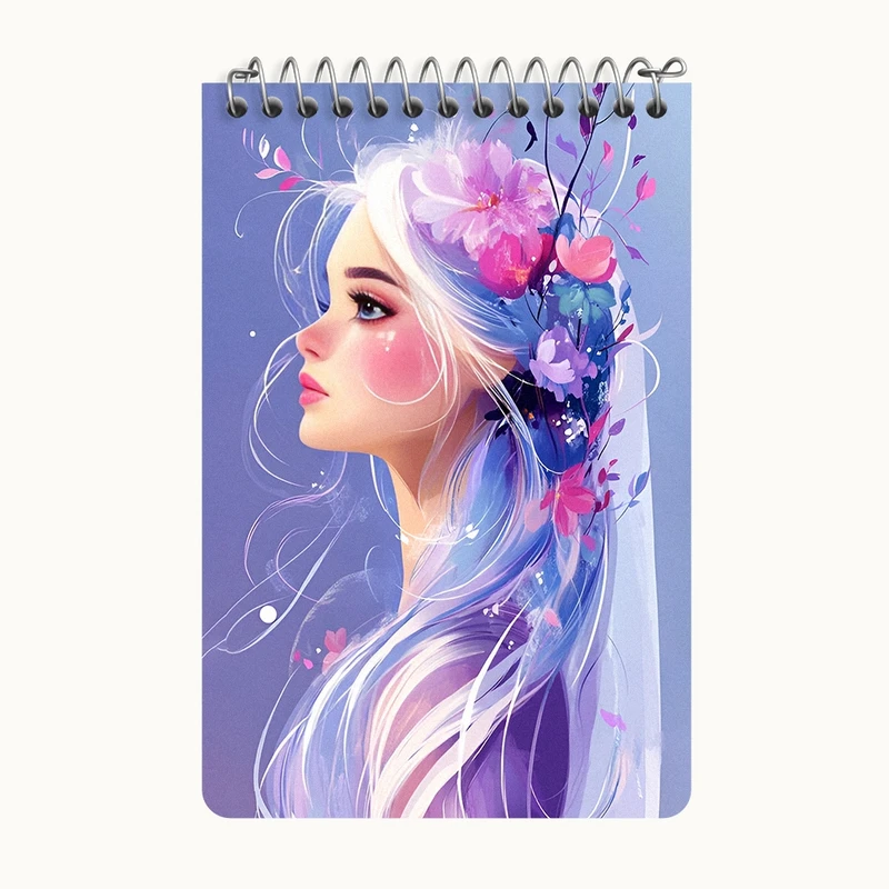 دفتر یادداشت 50 برگ خندالو طرح دخترانه کد F12665