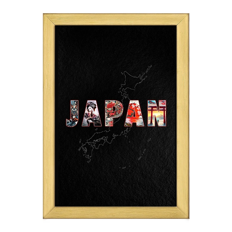 تابلو خندالو طرح ژاپن (Japan) کد F4837