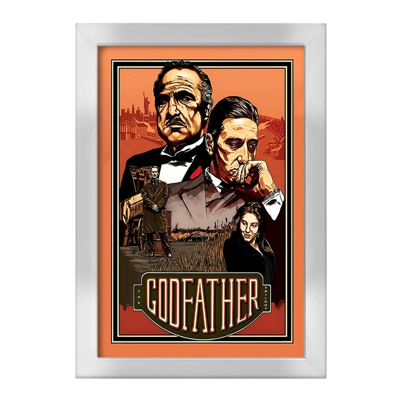 تابلو خندالو طرح پدر خوانده (The Godfather) کد F13562