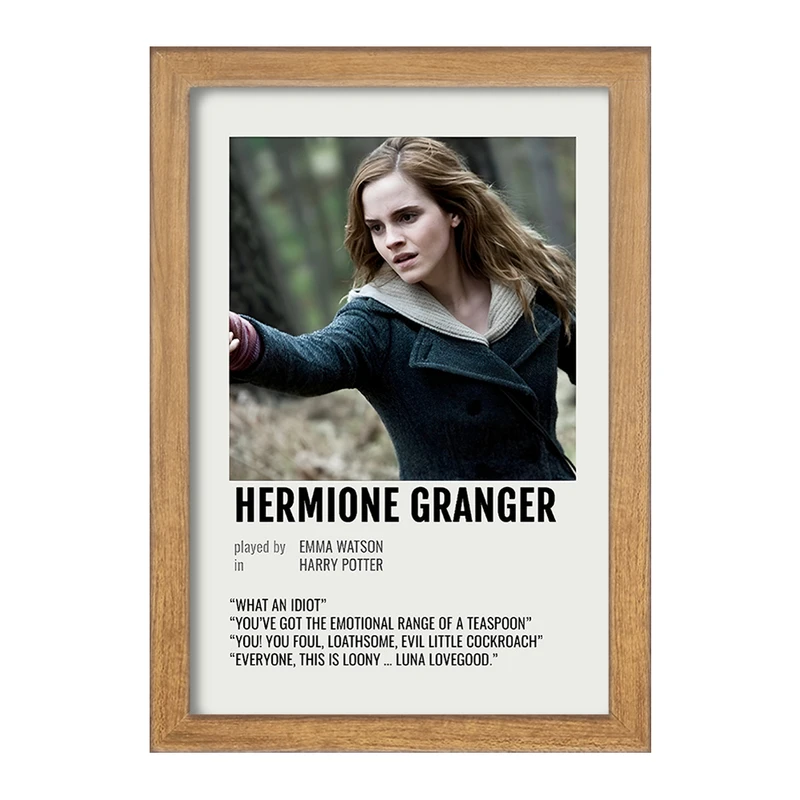 تابلو خندالو طرح هرماینی گرنجر (Hermione Granger) کد F13404
