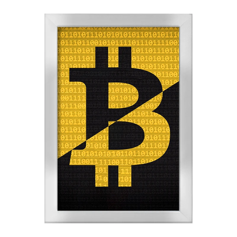 تابلو خندالو طرح بیت کوین (Bitcoin) کد F1606