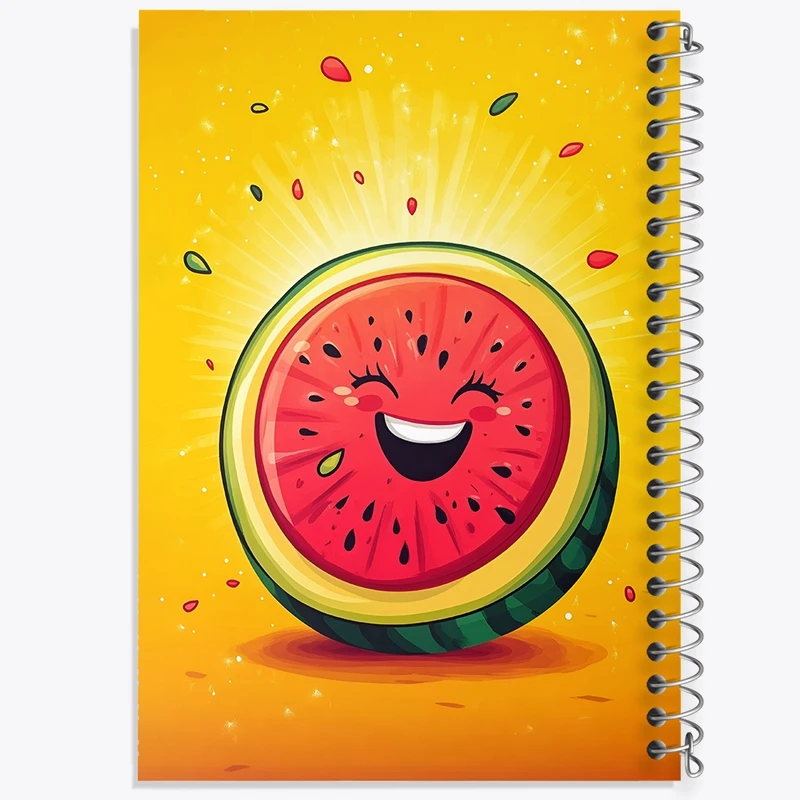 دفتر ژورنال نویسی 50 برگ خندالو مدل نقطه ای طرح هندوانه کد F9728