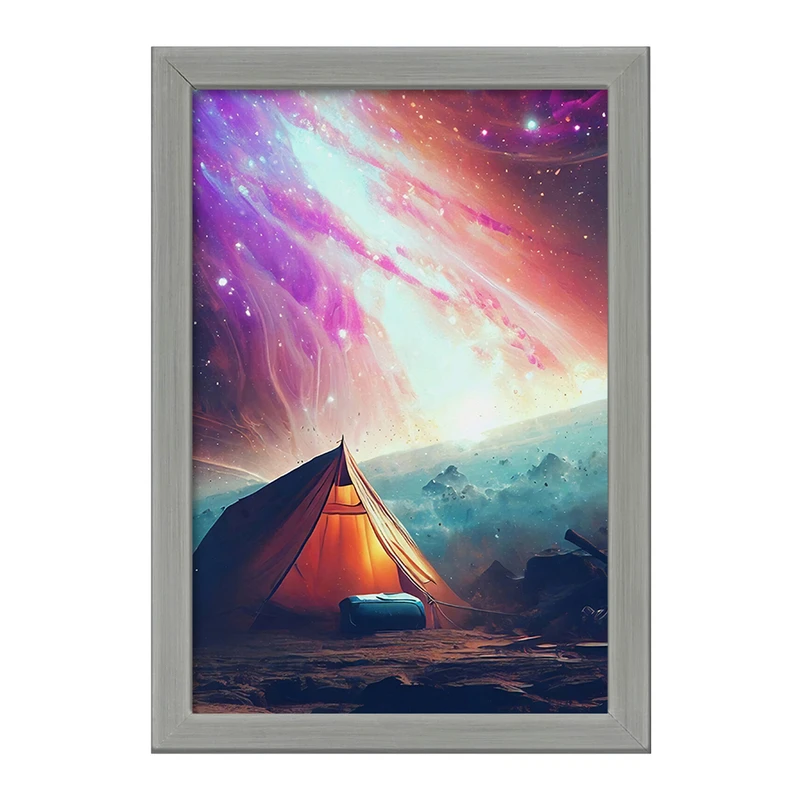 تابلو خندالو طرح کمپینگ (Camping) کد F1167