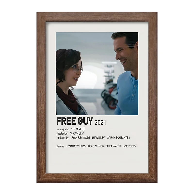 تابلو خندالو طرح مرد آزاد (Free Guy) کد F13197