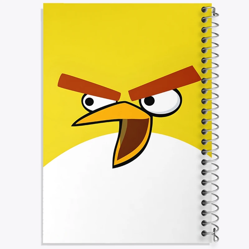 دفتر طراحی 50 برگ خندالو طرح پرندگان خشمگین کد F3308