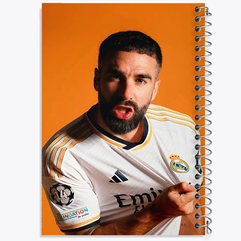 دفتر مشق 50 برگ خندالو طرح دنی کارواخال (Dani Carvajal) کد F14340