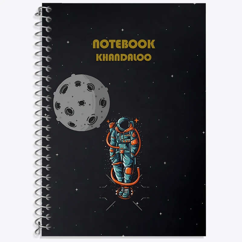 دفتر لغت 50 برگ خندالو طرح فضانورد کد N7701