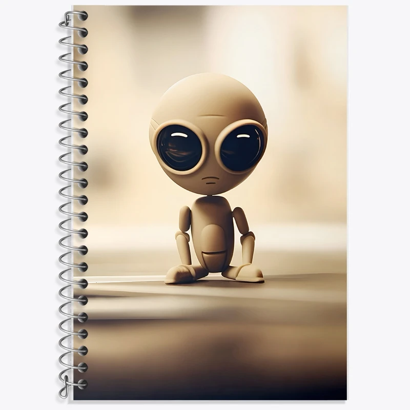 دفتر لغت 50 برگ خندالو طرح آدم فضایی کیوت کد F13693